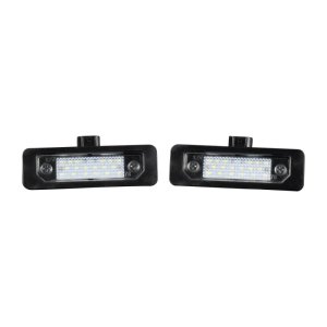 Ford Mustang License Plate Lights - Rear - FORM Lighting - LED - Cool White - 2010